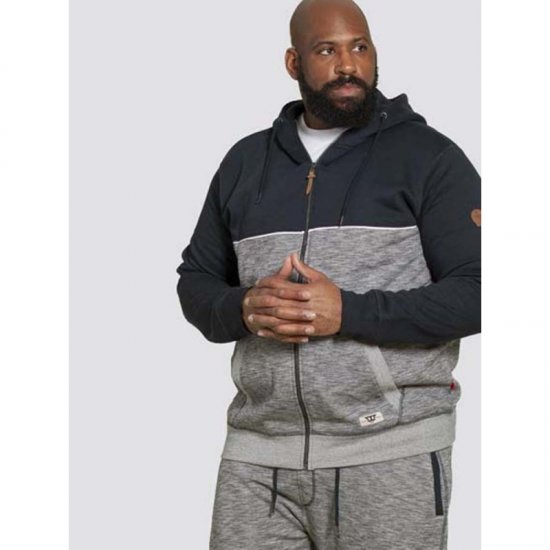 D555 Lamarsh Hoodie Navy - Mikiny & mikiny bez kapucne - Mikiny & Mikiny s Kapucňou 2XL-12XL