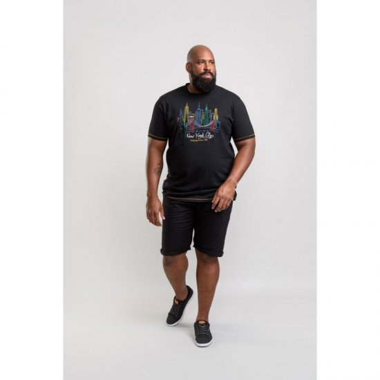D555 Shelby T-shirt Black - Tričká - Nadrozmerné tričká - 2XL-14XL