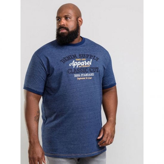 D555 Kody T-shirt Navy - Tričká - Nadrozmerné tričká - 2XL-14XL