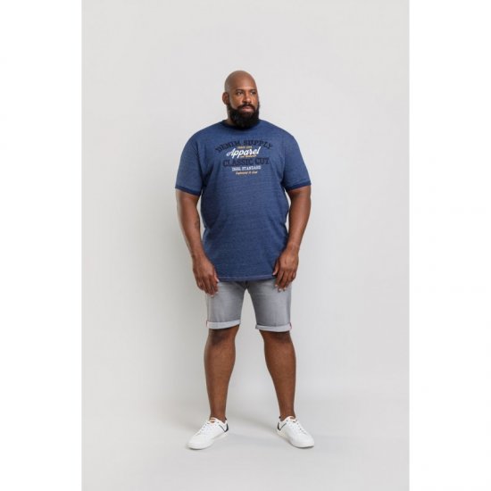 D555 Kody T-shirt Navy - Tričká - Nadrozmerné tričká - 2XL-14XL