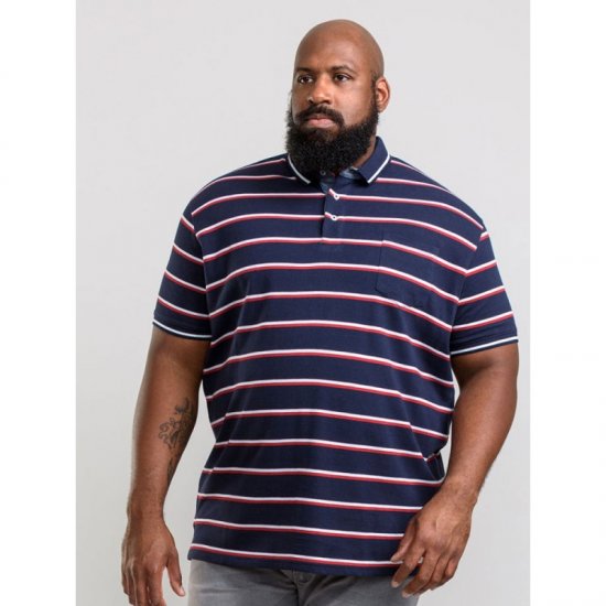 D555 Holmes Polo Navy - Polokošele - Polokošele 2XL-8XL