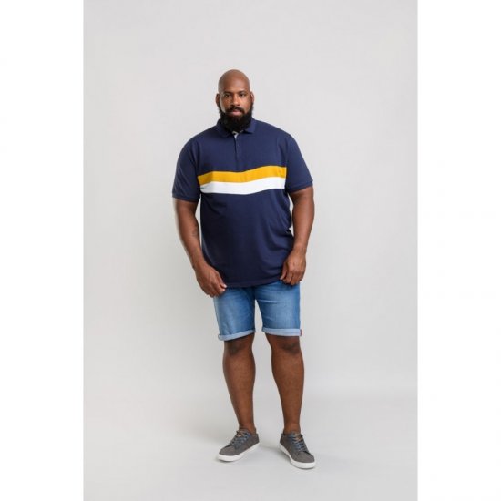 D555 Hopkins Polo Navy - Polokošele - Polokošele 2XL-8XL