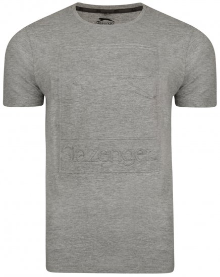 Slazenger Kurtis T-shirt Grey - Tričká - Nadrozmerné tričká - 2XL-14XL