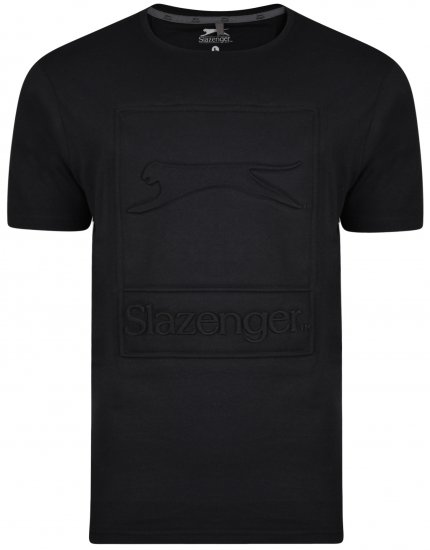 Slazenger Kurtis T-shirt Black - Tričká - Nadrozmerné tričká - 2XL-14XL