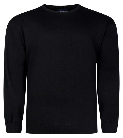 Espionage KW078 Sveter s okrúhlym výstrihom twilight blue - Mikiny & mikiny bez kapucne - Mikiny & Mikiny s Kapucňou 2XL-12XL