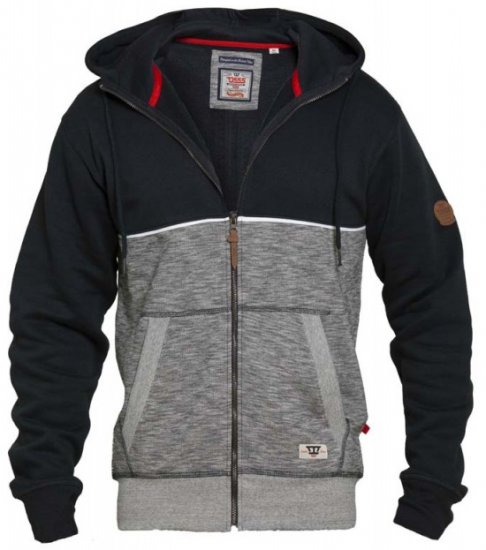 D555 Lamarsh Hoodie Navy - Mikiny & mikiny bez kapucne - Mikiny & Mikiny s Kapucňou 2XL-12XL