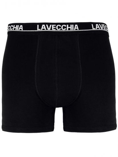 Lavecchia 1020 Boxershorts 3-pack Black/Charcoal/White - Spodná bielizeň - Spodné Prádlo 2XL-8XL