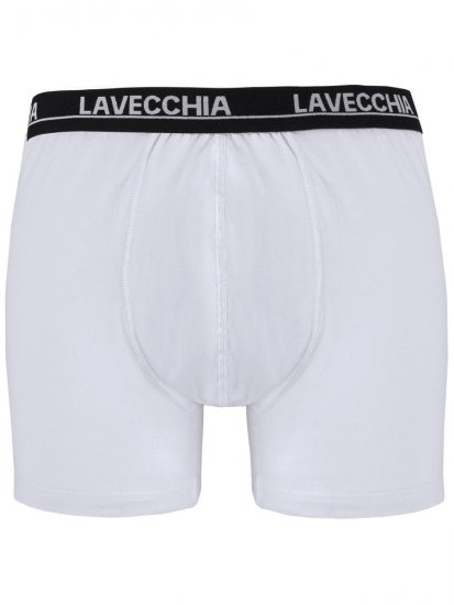 Lavecchia 1020 Boxershorts 3-pack White - Spodná bielizeň - Spodné Prádlo 2XL-8XL
