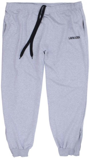 Lavecchia 2018 Sweatpants with Zippered Cuff Grey - Tepláky & teplákové kraťasy - Tepláky & Teplákové kraťasy - 2XL-12XL