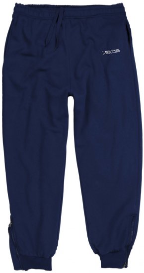 Lavecchia 2018 Sweatpants with Zippered Cuff Navy - Tepláky & teplákové kraťasy - Tepláky & Teplákové kraťasy - 2XL-12XL
