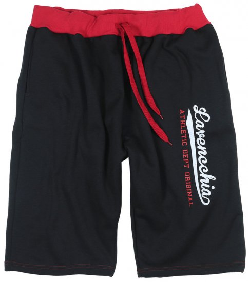 Lavecchia 2017 Sweatshorts Black/Red - Tepláky & teplákové kraťasy - Tepláky & Teplákové kraťasy - 2XL-12XL
