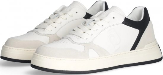 Liu Jo Boy 01 Leather/Suede Sneakers White/Black - Pánske topánky 40-52 - 