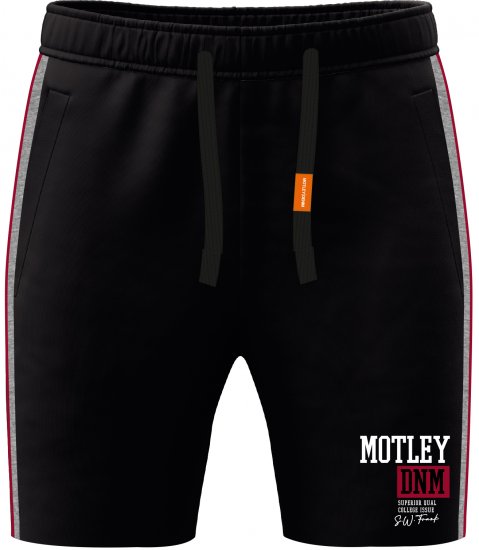Motley Denim Liverpool Sweatshorts Black - Tepláky & teplákové kraťasy - Tepláky & Teplákové kraťasy - 2XL-12XL