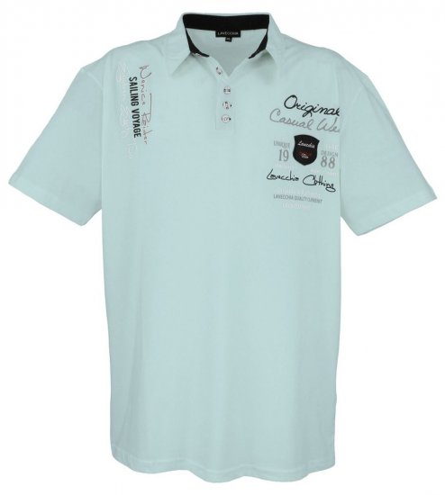 Lavecchia 610 Tričko s golierom Mätová - Polokošele - Polokošele 2XL-8XL