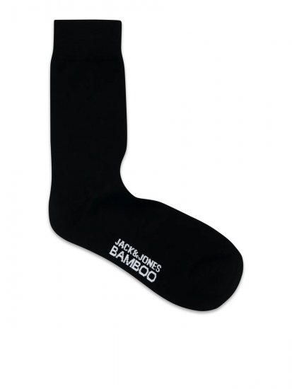 Jack & Jones Basic Bambusové ponožky Čierna 3-pack - Spodná bielizeň - Spodné Prádlo 2XL-8XL