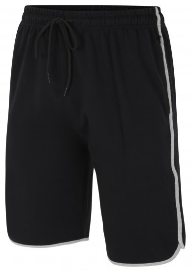 Kam Jeans 3312 Jersey Gym Shorts Black - Tepláky & teplákové kraťasy - Tepláky & Teplákové kraťasy - 2XL-12XL
