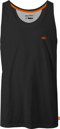 Motley Denim Madrid Tank top Black - Tričká - Nadrozmerné tričká - 2XL-14XL