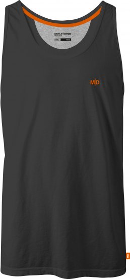 Motley Denim Madrid Tank top Charcoal - Tričká - Nadrozmerné tričká - 2XL-14XL