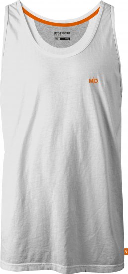 Motley Denim Madrid Tank top White - Tričká - Nadrozmerné tričká - 2XL-14XL