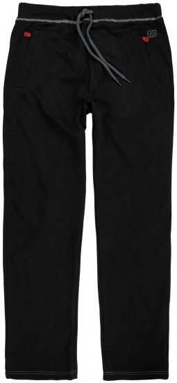 Adamo Markus Sweatpants with draw-cord Black - Tepláky & teplákové kraťasy - Tepláky & Teplákové kraťasy - 2XL-12XL