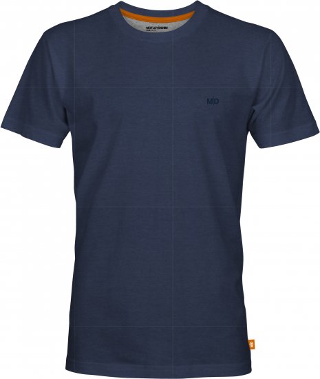 Motley Denim Malaga T-Shirt Dark Indigo - Tričká - Nadrozmerné tričká - 2XL-14XL