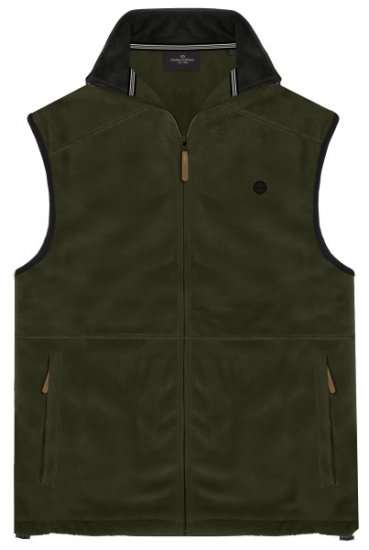 Double Outfitters MFT-7089 Sleeveless Fleece Vest Khaki - Bundy - Bundy Nadmerné Veľkosti 2XL-8XL