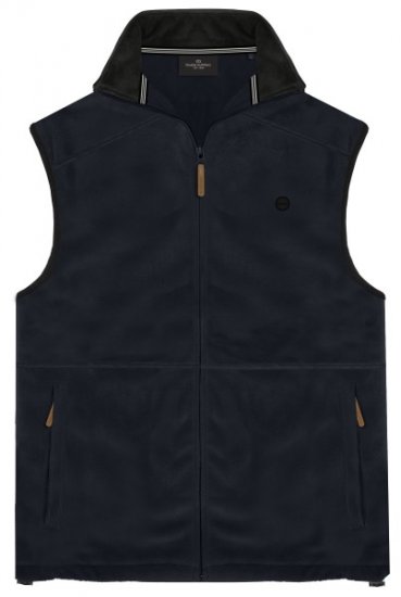 Double Outfitters MFT-7089 Sleeveless Fleece Vest Navy - Bundy - Bundy Nadmerné Veľkosti 2XL-8XL