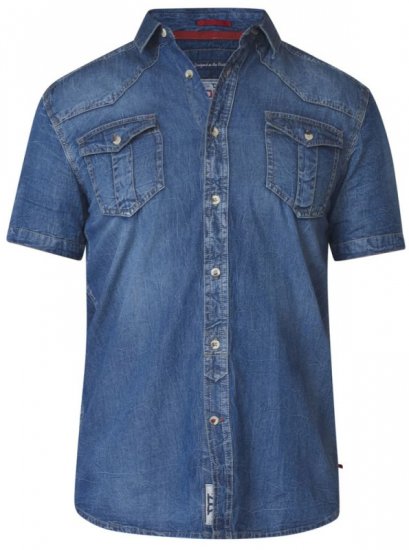 D555 Mike Denim Shirt - Košele - Košele 2XL-10XL