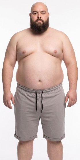20 Nodi Bora Teplákové kraťasy Sivá - Tepláky & teplákové kraťasy - Tepláky & Teplákové kraťasy - 2XL-12XL