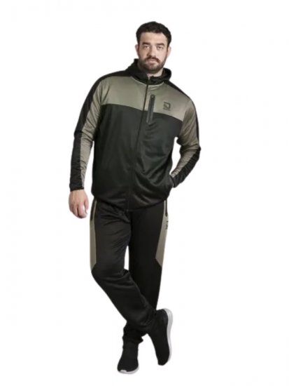 D555 Southport Mikina so zipsom a kapucňou Čierna - Mikiny & mikiny bez kapucne - Mikiny & Mikiny s Kapucňou 2XL-12XL