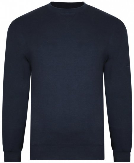 Kam Jeans 502 Mikina Tmavomodrá TALL - PÁNSKE OBLEČENIE MT-6XLT - Veľkosti pre VYSOKÝCH