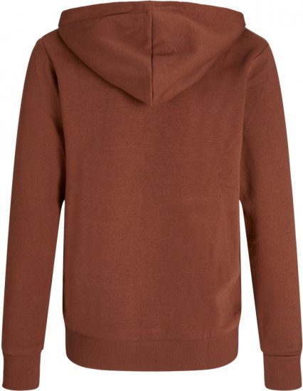 Jack & Jones CALEB Hoodie Red - Mikiny & mikiny bez kapucne - Mikiny & Mikiny s Kapucňou 2XL-12XL