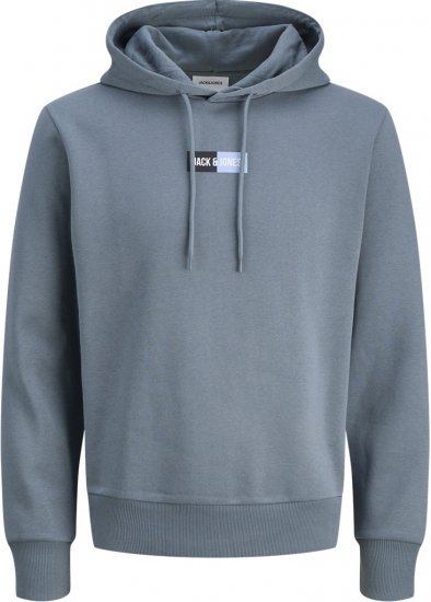 Jack & Jones Pan Hoodie Grey - Mikiny & mikiny bez kapucne - Mikiny & Mikiny s Kapucňou 2XL-12XL