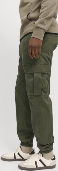 Jack & Jones Jonnie Cuffed Cargo Pants Green - Džínsy & nohavice - Džínsy a Nohavice - W40-W70