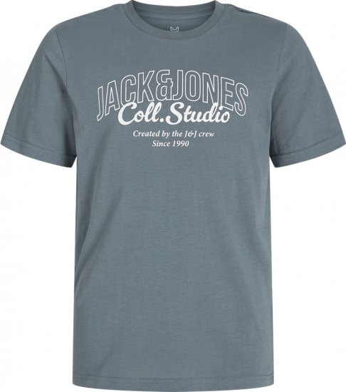 Jack & Jones Makoto T-shirt Grey - Tričká - Nadrozmerné tričká - 2XL-14XL