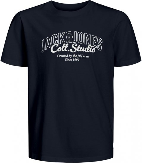 Jack & Jones Makoto T-shirt Blue - Tričká - Nadrozmerné tričká - 2XL-14XL