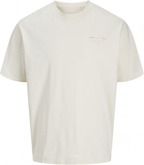 Jack & Jones Urban Edge Studio T-shirt White - Tričká - Nadrozmerné tričká - 2XL-14XL