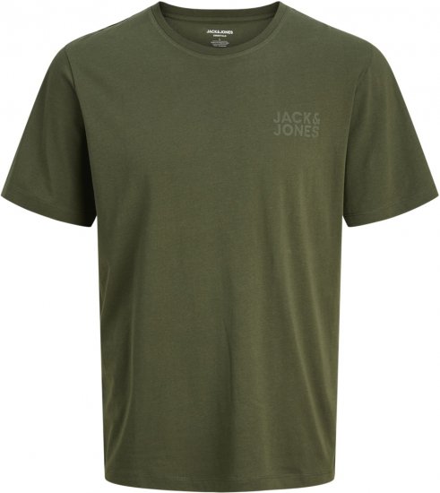 Jack & Jones CORP Logo T-Shirt Green - Tričká - Nadrozmerné tričká - 2XL-14XL