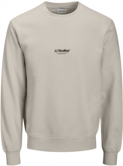 Jack & Jones Soho Sweatshirt Grey - Mikiny & mikiny bez kapucne - Mikiny & Mikiny s Kapucňou 2XL-12XL