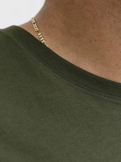 Jack & Jones Logo 2COL T-Shirt Green - Tričká - Nadrozmerné tričká - 2XL-14XL