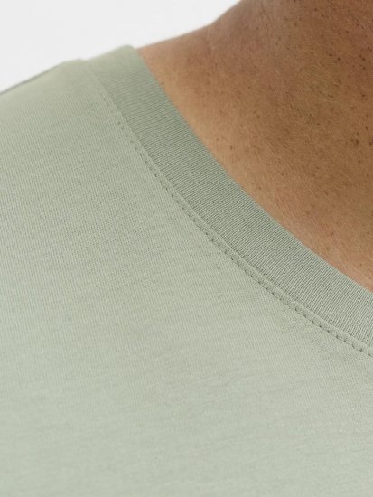 Jack & Jones Logo 2COL T-shirt Iceberg Green - Tričká - Nadrozmerné tričká - 2XL-14XL