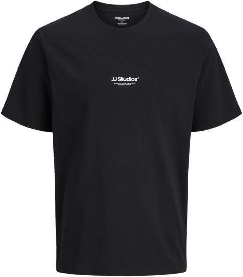 Jack & Jones Soho T-Shirt Black - Tričká - Nadrozmerné tričká - 2XL-14XL
