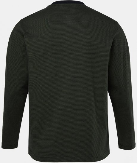 JP1880 Pyjamas Two-piece Striped Dark Green - Spodná bielizeň - Spodné Prádlo 2XL-8XL