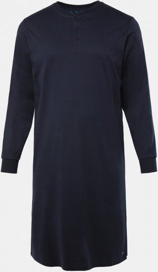 JP1880 Henley Long Sleeved Night Dress Navy - Spodná bielizeň - Spodné Prádlo 2XL-8XL
