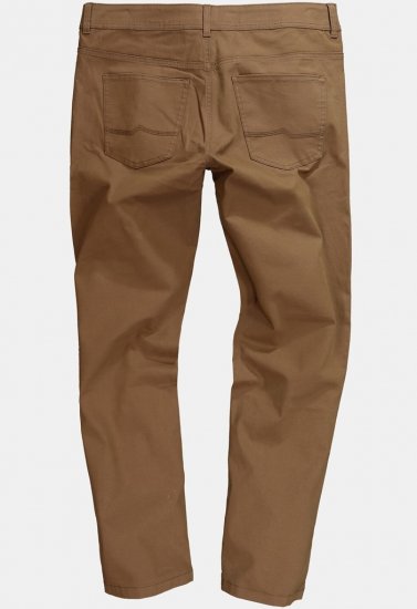 JP1880 Twill Trousers Belly Fit 5-Pocket Brown - Džínsy & nohavice - Džínsy a Nohavice - W40-W70