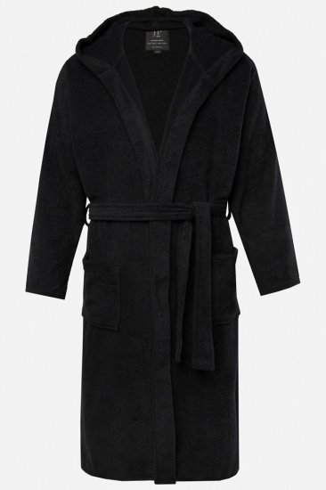 JP1880 Bathrobe Terry Black - Spodná bielizeň - Spodné Prádlo 2XL-8XL
