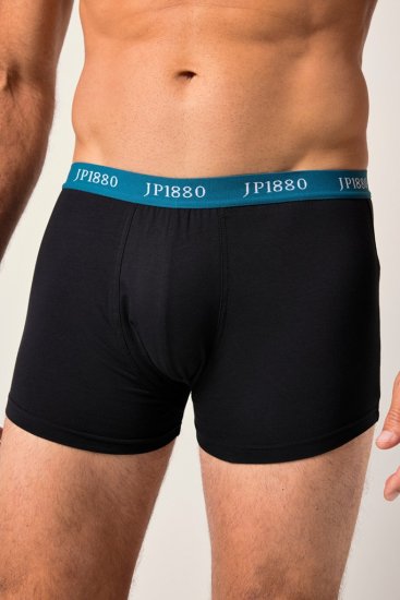 JP1880 FLEXNAMIC OEKO-TEX Boxer Shorts 2-Pack Black - Spodná bielizeň - Spodné Prádlo 2XL-8XL