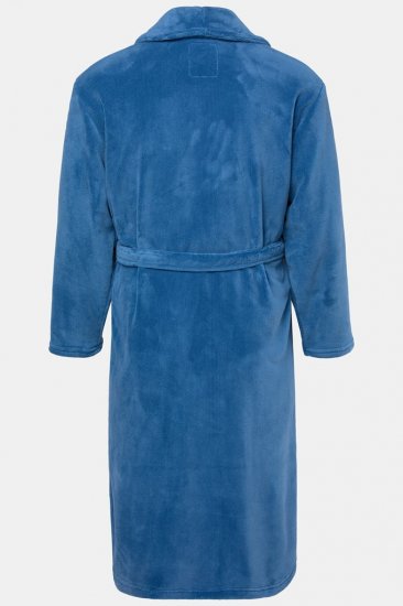 JP1880 Bathrobe with Spacious Pockets Denim Blue - Spodná bielizeň - Spodné Prádlo 2XL-8XL