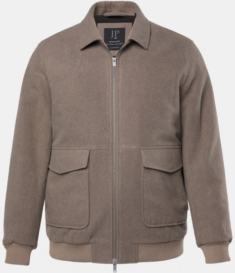 JP1880 Blouson Jacket Lightweight and Warm Brown - Bundy - Bundy Nadmerné Veľkosti 2XL-8XL