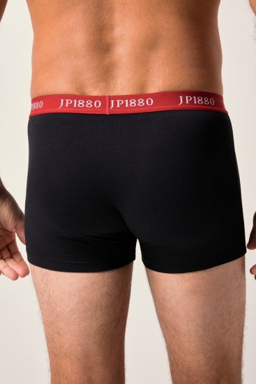 JP1880 FLEXNAMIC OEKO-TEX Boxer Shorts 2-Pack Black - Spodná bielizeň - Spodné Prádlo 2XL-8XL